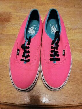 Vans Classic Canvas Sneakers in Bright Pink